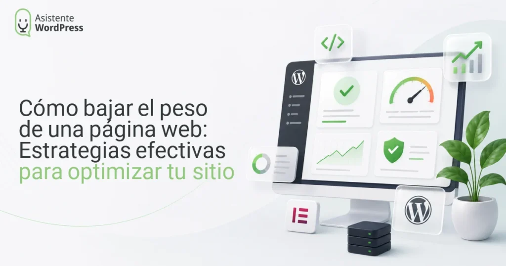 Cómo bajar el peso de una página web: Estrategias efectivas para optimizar tu sitio