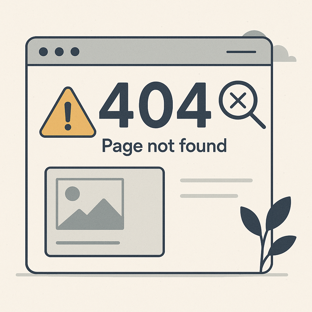 Error 404 en un sitio web